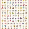 Pokémon Poster Charaktere Kanto 151, deutsche Version