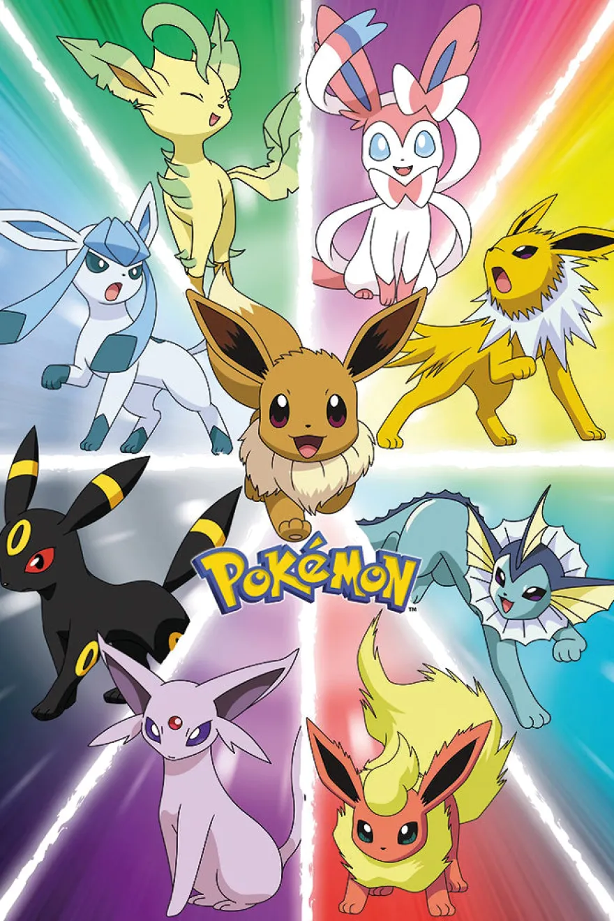 Pokémon Poster Eevee Evolution