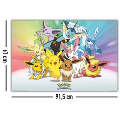 Pokémon Poster Evoli Entwicklungen