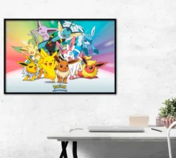 Pokémon Poster Evoli Entwicklungen