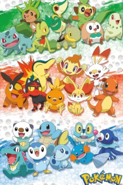Pokémon Poster First Partners