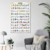 Pokémon Poster Johto Region (#152-251)