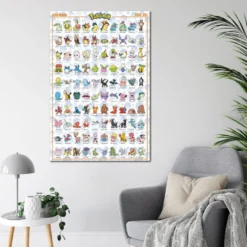 Pokémon Poster Johto Region (#152-251)
