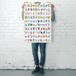 Pokémon Poster Johto Region (#152-251)