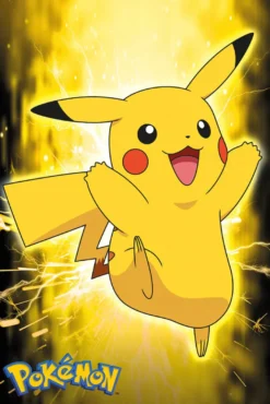 Pokémon Poster Pikachu Neon