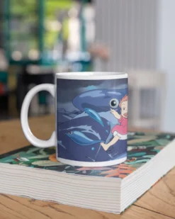 Ponyo Tasse Ponyo mit Fischen Studio Ghibli