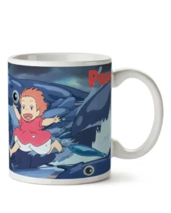 Ponyo Tasse Ponyo mit Fischen Studio Ghibli