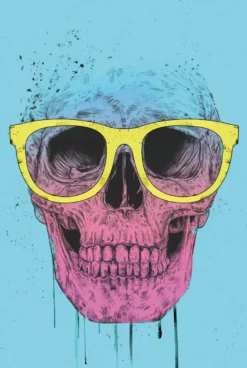 Pop Art Skull Poster