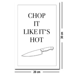 Poster Chop It Like It's Hot Küchen Song Poster 20 x 30 cm