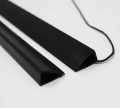 Posterleisten schwarz 71 cm (Paar), mit Aufhängeschnur