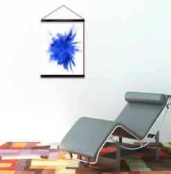 Posterleisten schwarz 41 cm (Paar) mit Aufhängeschnur