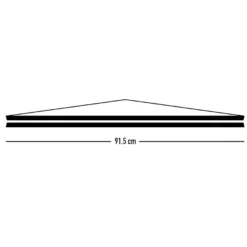 Posterleisten schwarz 91,5 cm (Paar), Alternative zum Rahmen