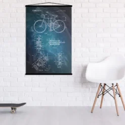 Posterleisten schwarz 61 cm (Paar), Alternative zum Rahmen