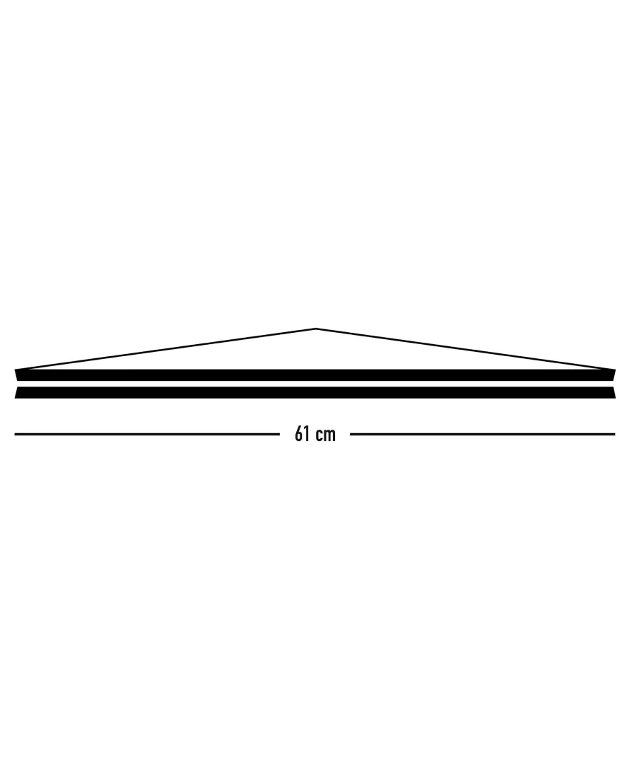 Posterleistenset schwarz 61 cm 10 Paare