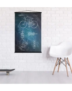 Posterleistenset schwarz 61 cm 10 Paare