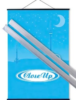 Posterleisten transparent 70 cm, Alternative zum Rahmen