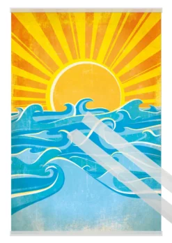 Posterleisten transparent 61cm (Paar)