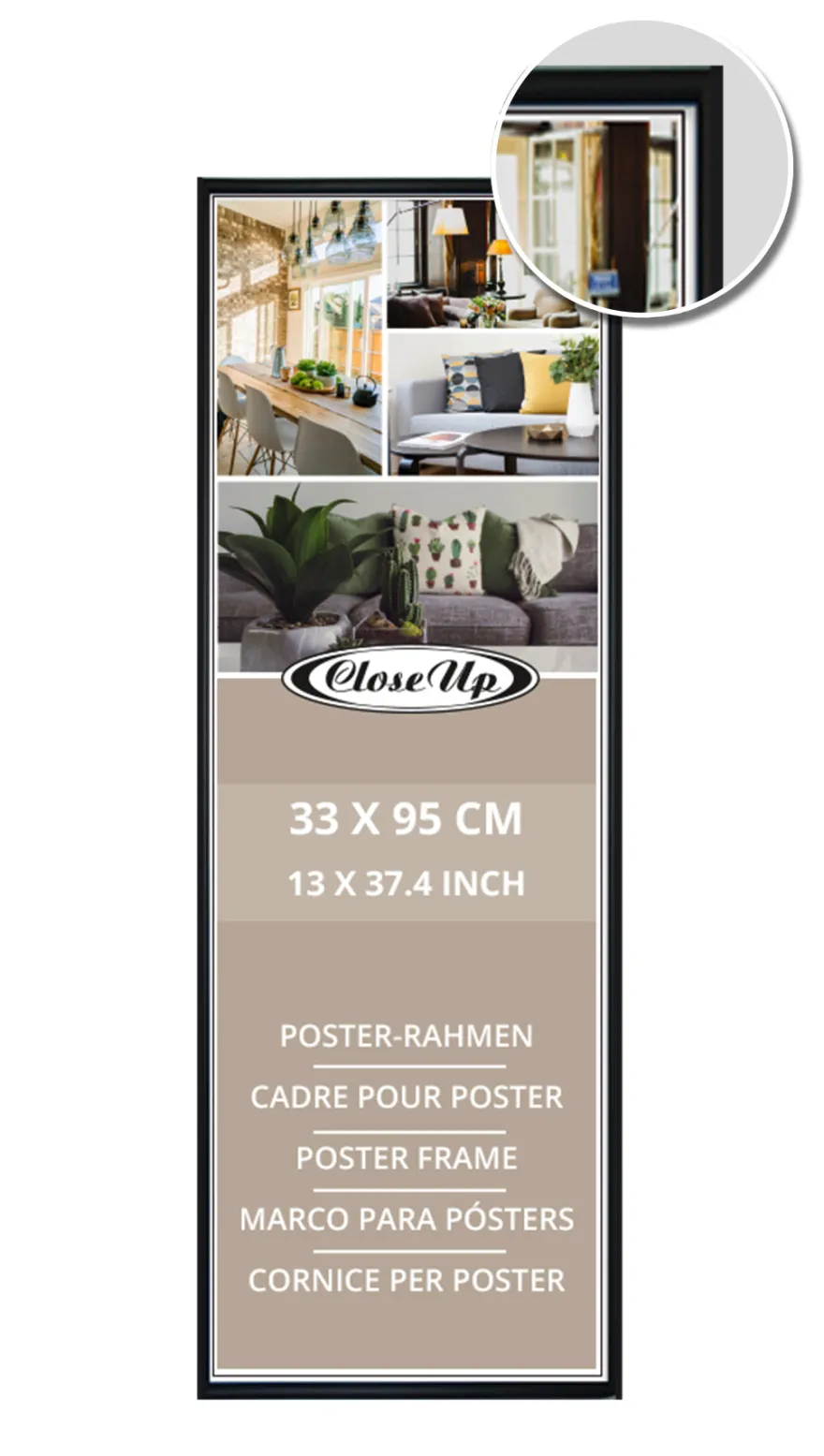 Posterrahmen 33 x 95 cm