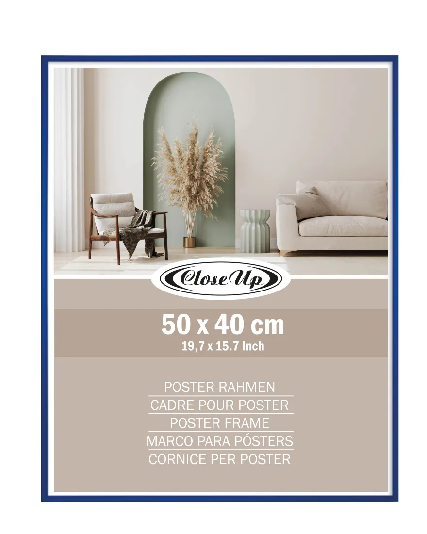 Posterrahmen 40 x 50 cm Blau