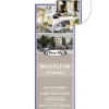 Posterrahmen 30,5 x 91,5 cm Blau 4-er Set