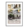 Posterrahmen 59,4 x 84,1 cm DIN A1 Aluminium schwarz