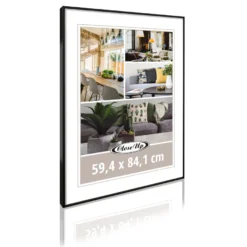 Posterrahmen 59,4 x 84,1 cm DIN A1 Aluminium schwarz