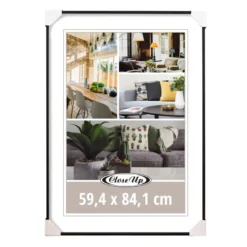 Posterrahmen 59,4 x 84,1 cm DIN A1 Aluminium schwarz