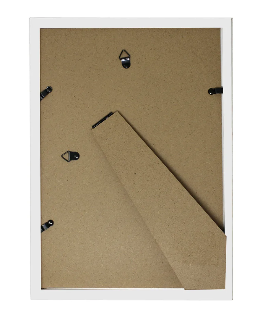 Posterrahmen 21 x 29,7 cm (DIN A4) Holzdekor weiß