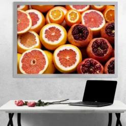Posterrahmen 59,4 x 84 cm Din A1, Holzdekor silber