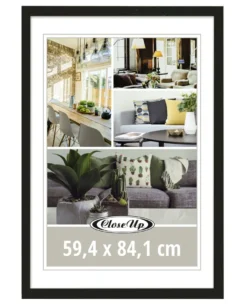 Posterrahmen 59,4 x 84,1 cm DIN A1 schwarz 3er Set