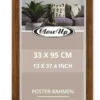 Posterrahmen 33 x 95 cm Eiche dunkel