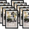 Posterrahmen 21 x 29,7cm 10-er Set (DIN A4) Holzdekor schwarz