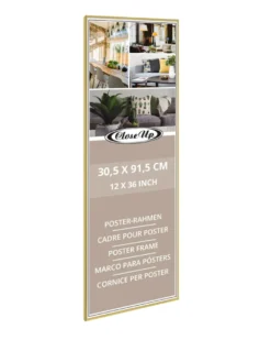 Posterrahmen 30,5 x 91,5cm gold