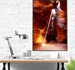 Posterrahmen 61 x 91,5 cm Gunmetal Dekor