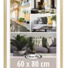 Posterrahmen 60 x 80 cm Holzdekor Buche hell