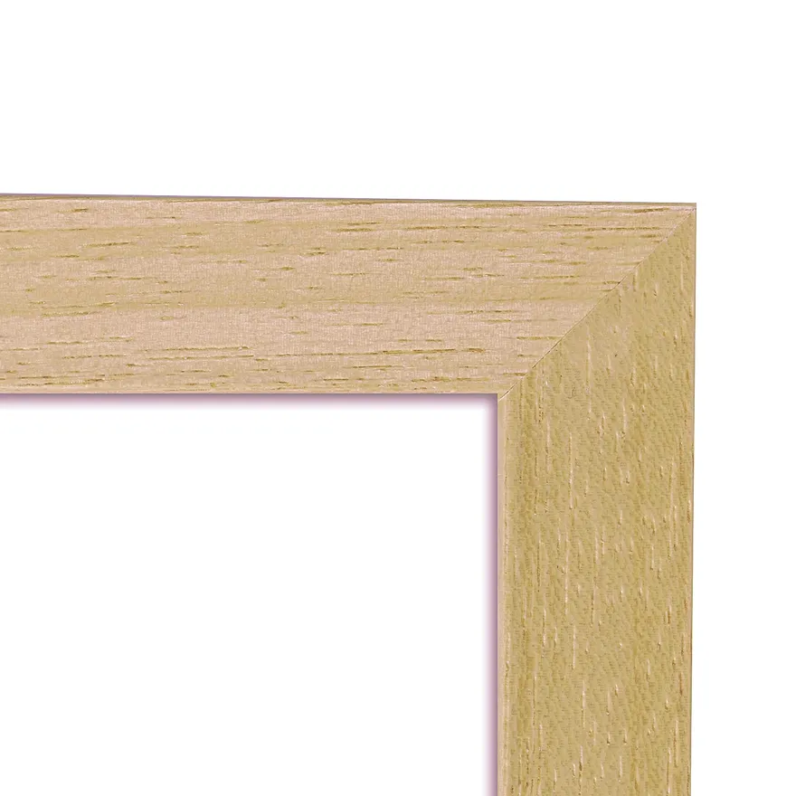Posterrahmen 60 x 80 cm Holzdekor Buche hell