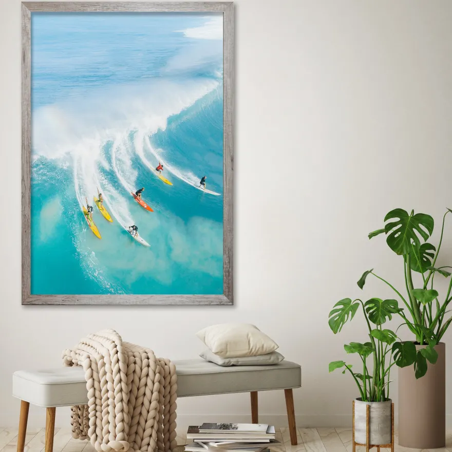 Posterrahmen 61 x 91,5 cm Holzdekor Driftwood