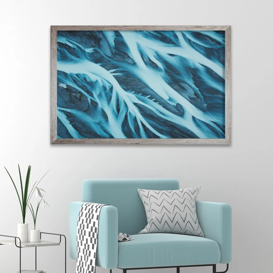 Posterrahmen 61 x 91,5 cm Holzdekor Driftwood 3er Set