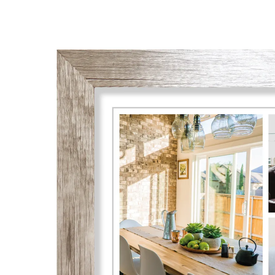 Posterrahmen 61 x 91,5 cm Holzdekor Driftwood 3er Set