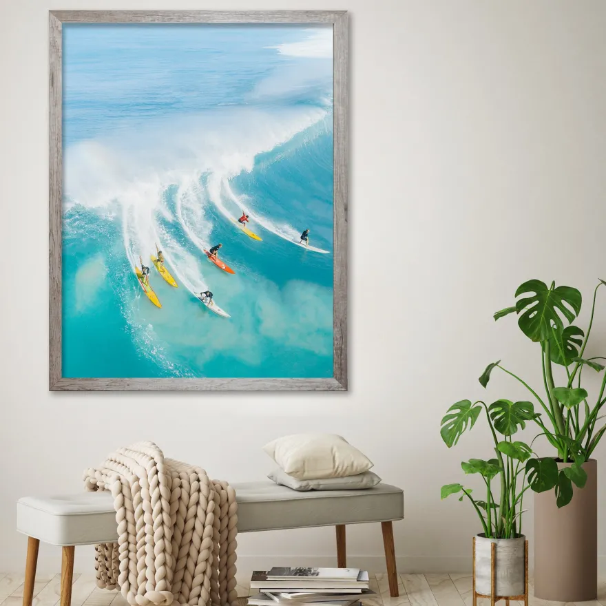 Posterrahmen 60 x 80 cm Holzdekor Driftwood