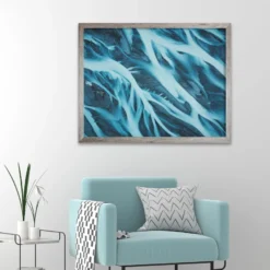 Posterrahmen 60 x 80 cm Holzdekor Driftwood
