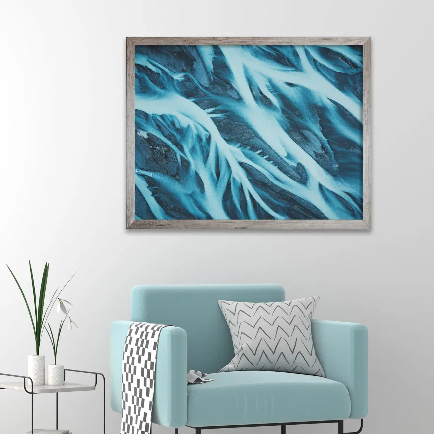 Posterrahmen 60 x 80 cm Holzdekor Driftwood