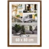 Posterrahmen 60 x 80 cm Holzdekor Eiche dunkel