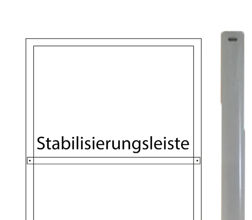 Posterrahmen 53 x 158 cm Holzdekor Eiche