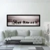 Posterrahmen 53 x 158 cm Holzdekor (MDF) schwarz
