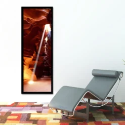 Posterrahmen 53 x 158 cm Holzdekor (MDF) schwarz