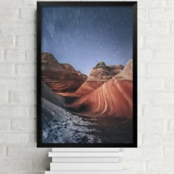 Posterrahmen 61 x 91,5 cm Holzdekor schwarz 5er Set