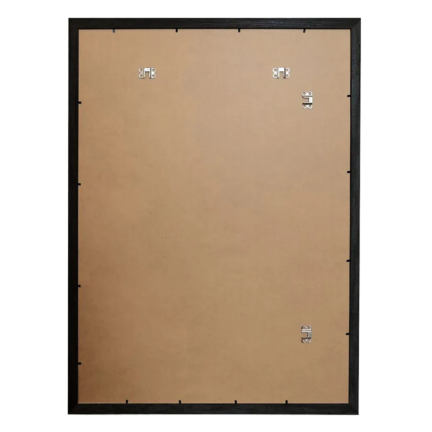 Posterrahmen 68 x 98 cm Holzdekor schwarz