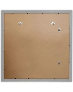 Posterrahmen 70 x 70cm Holzdekor silber