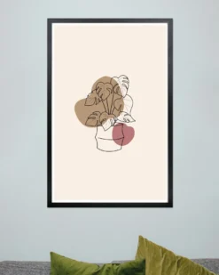 Posterrahmen 60 x 90 cm Holzdekor Schwarz